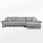 Τριθέσιος Καναπές Γωνία με Ανάκλινδρο Hauz Meridien Default Title